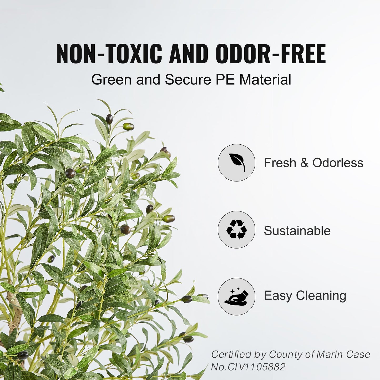 Artificial Olive Tree, 6 FT Tall