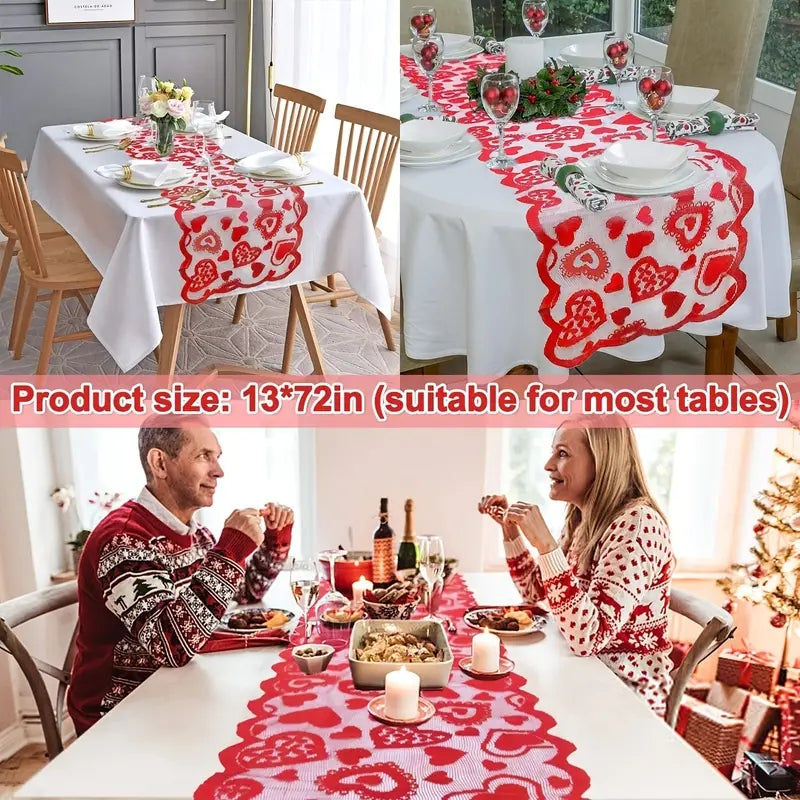 Valentine's Day Decorative Table Runner