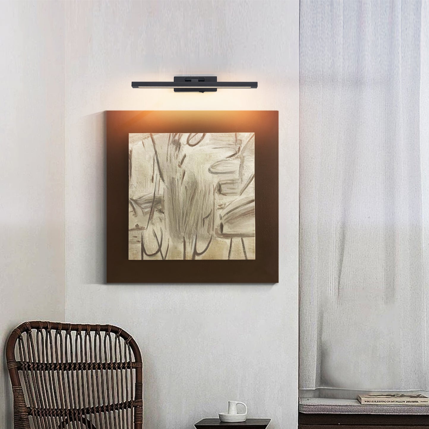 16" LED Black Art Lighting
