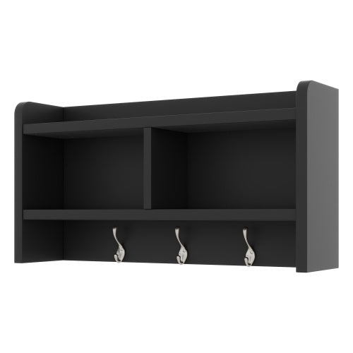 4-in-1 Detachable Hall Tree with Storage And 7 Hooks
