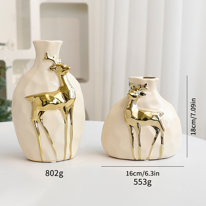 Deer Vase Set