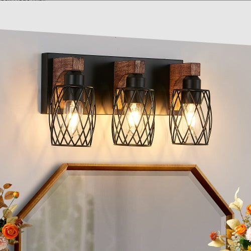 18" Industrial Vintage 3-Light Wall Sconce