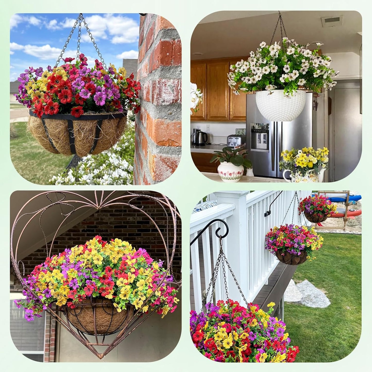 Realistic Artificial Flowers for Outdoors