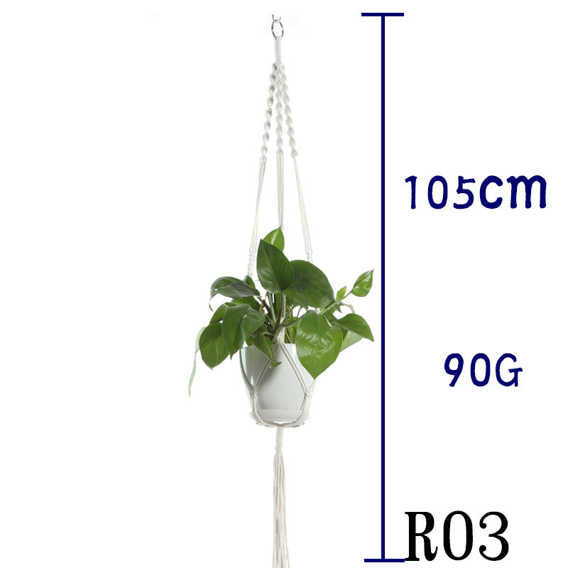 Cotton Rope Indoor Plant Hanger