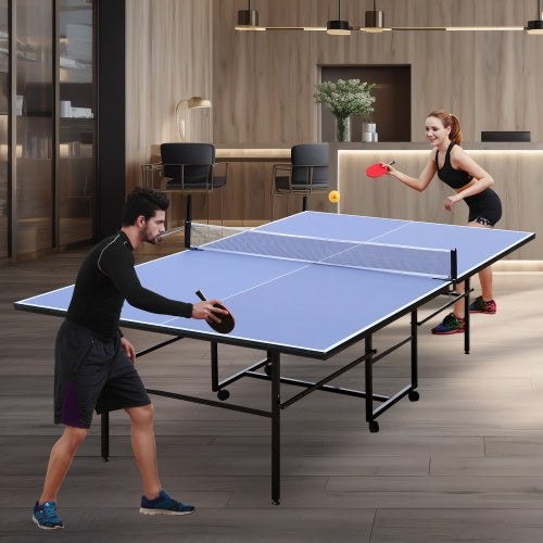 9ft Mid-Size Foldable Table Tennis Table