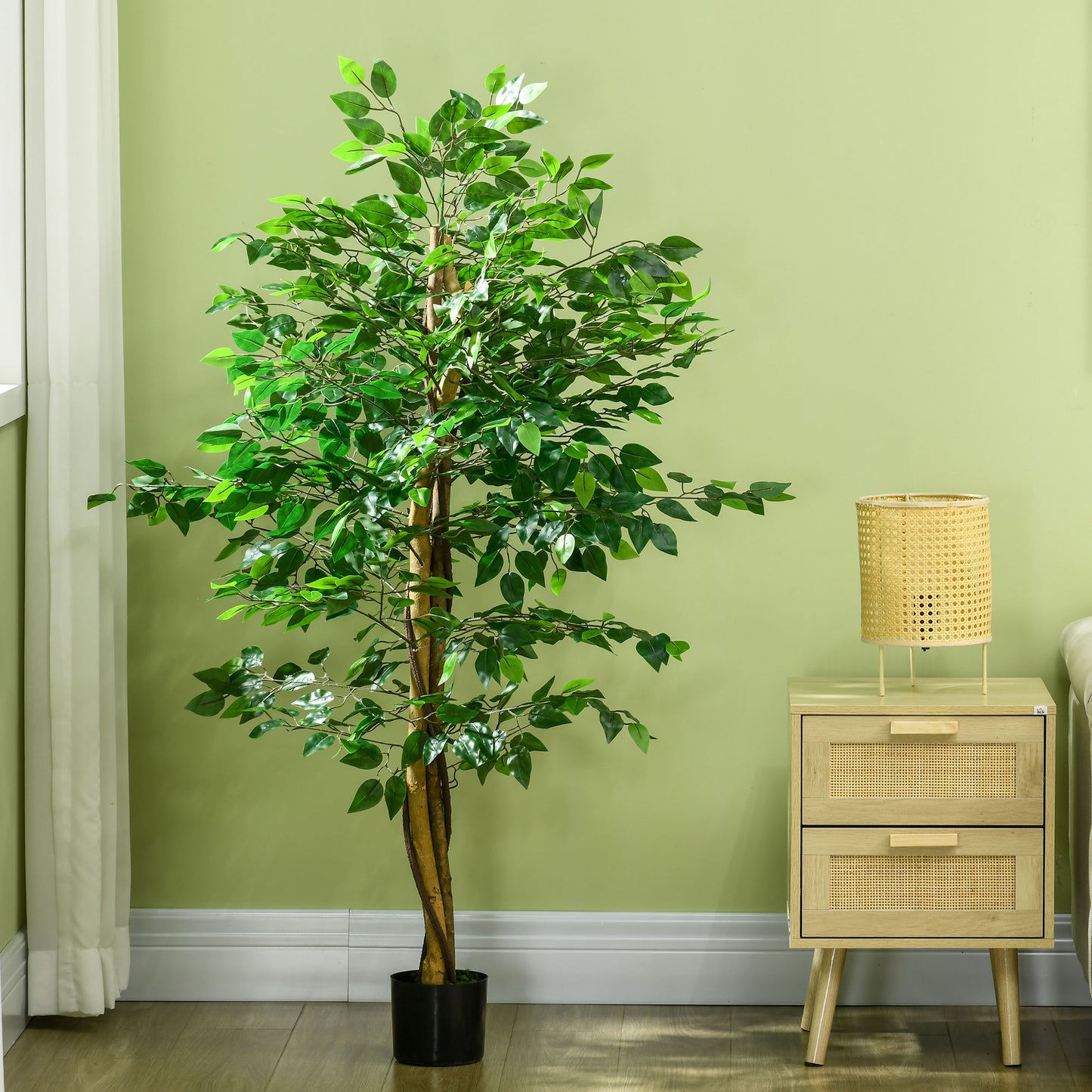 5ft Artificial Ficus with Pot
