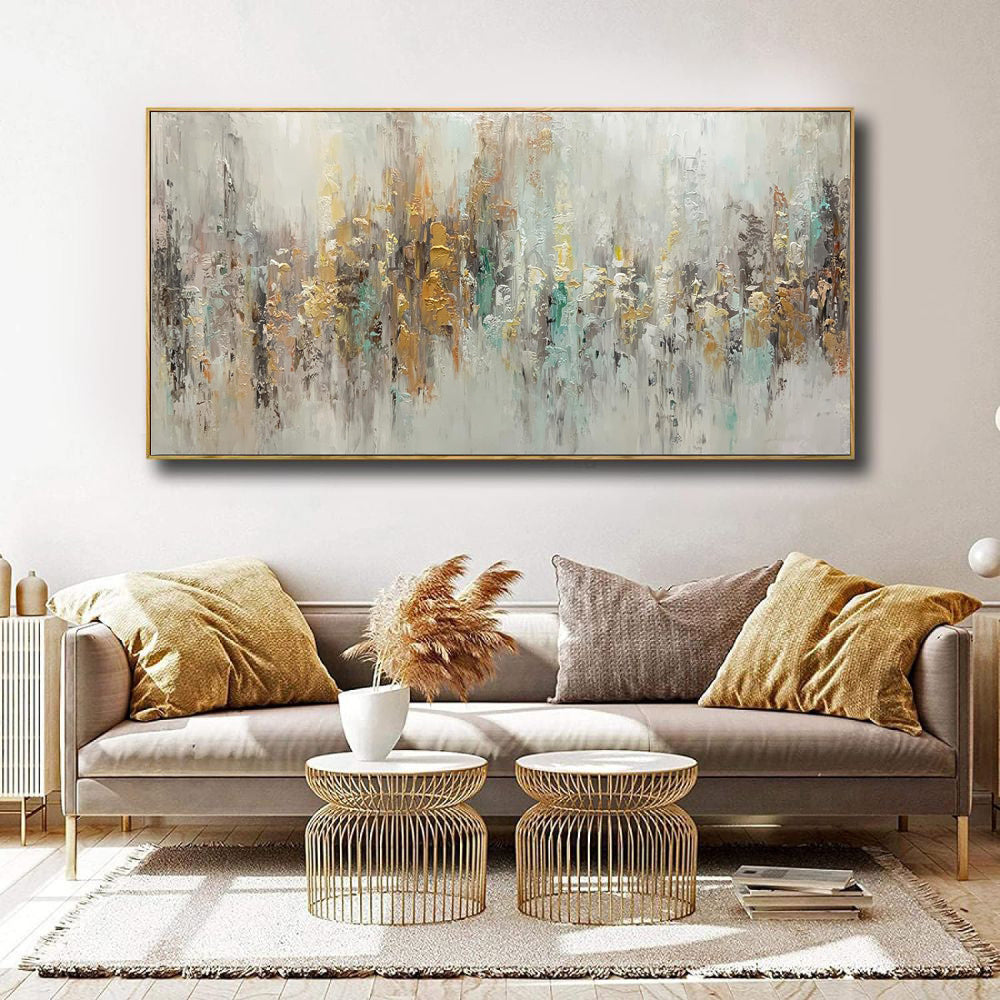 Handmade Abstract Oil Painting on Canvas
