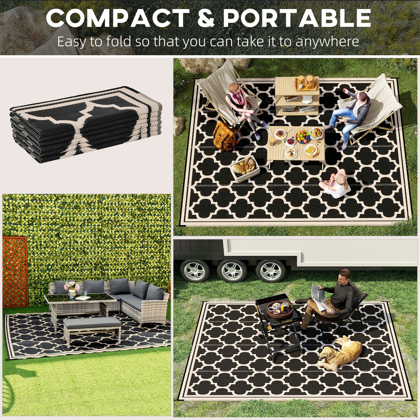 Reversible Polypropylene Outdoor Rug