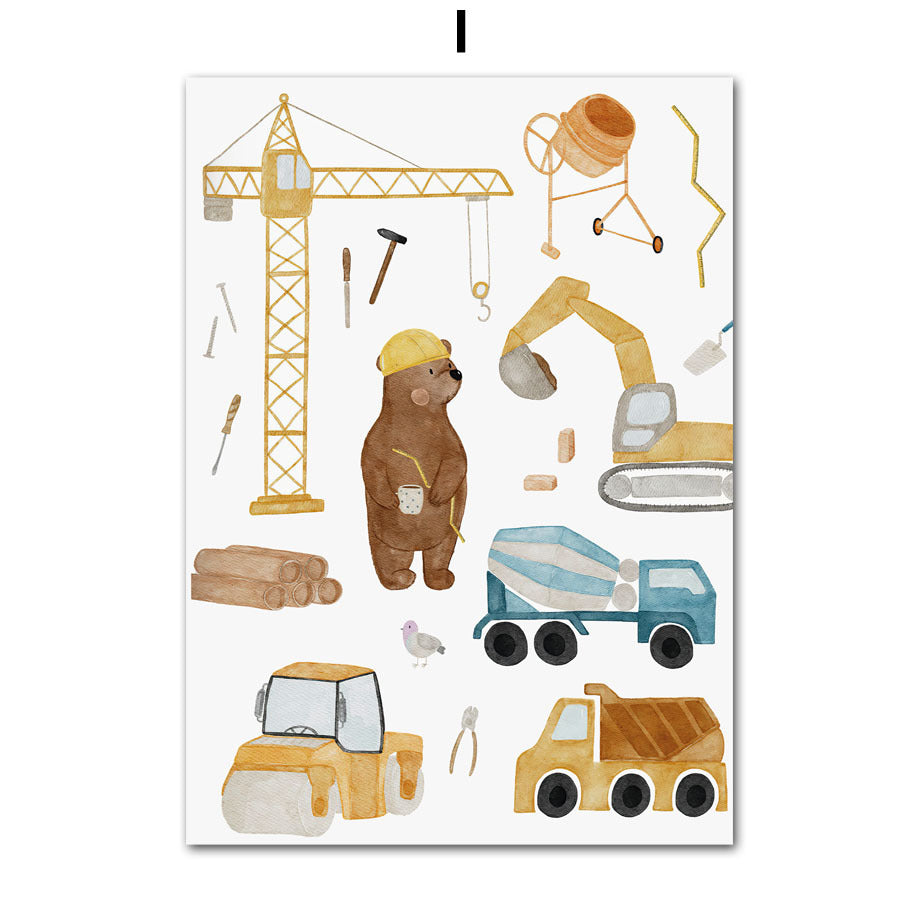 Children's Decorative Canvas Painting