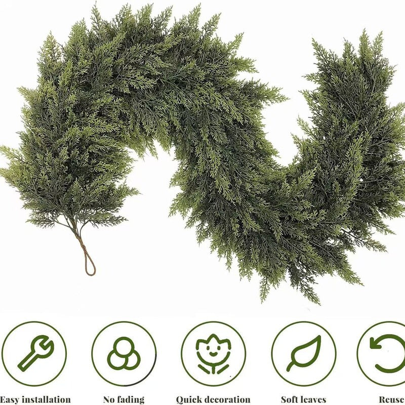 Artificial Cypress Garland