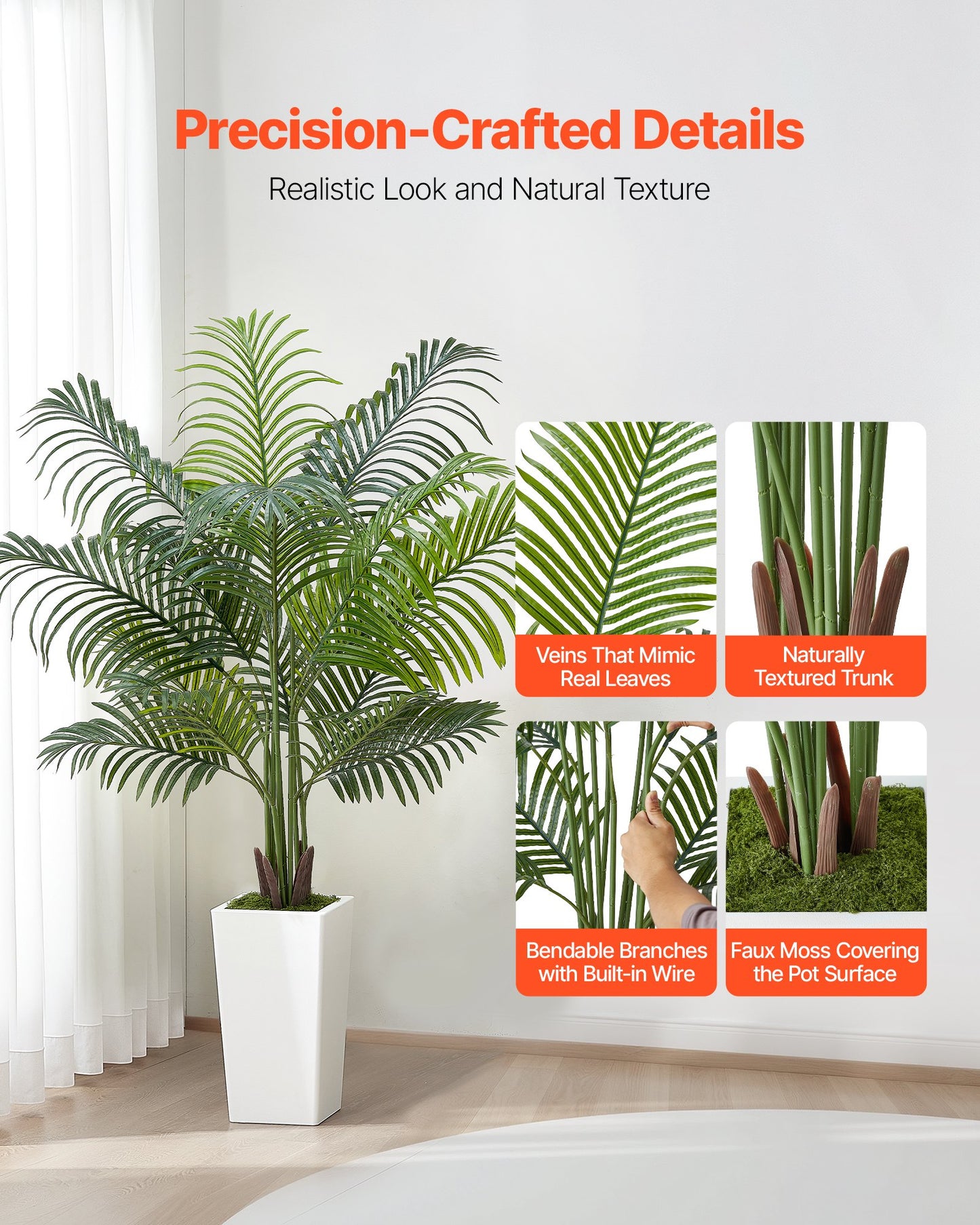 5ft Artificial Areca Palm Tree