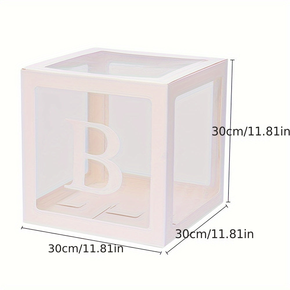 5 Pieces Wedding Balloon Boxes, Bride