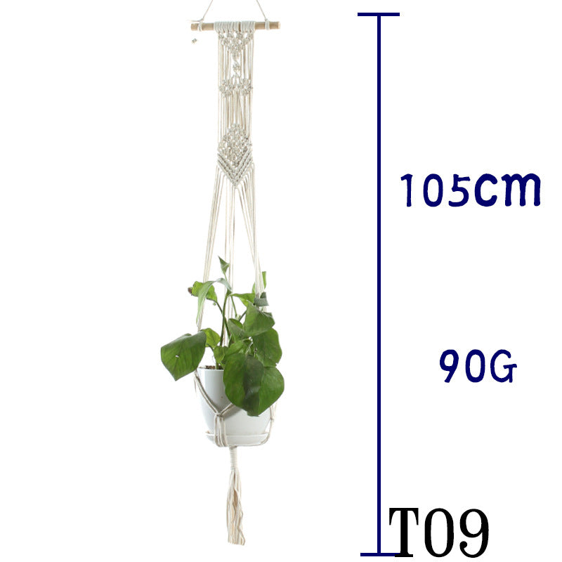 Cotton Rope Indoor Plant Hanger