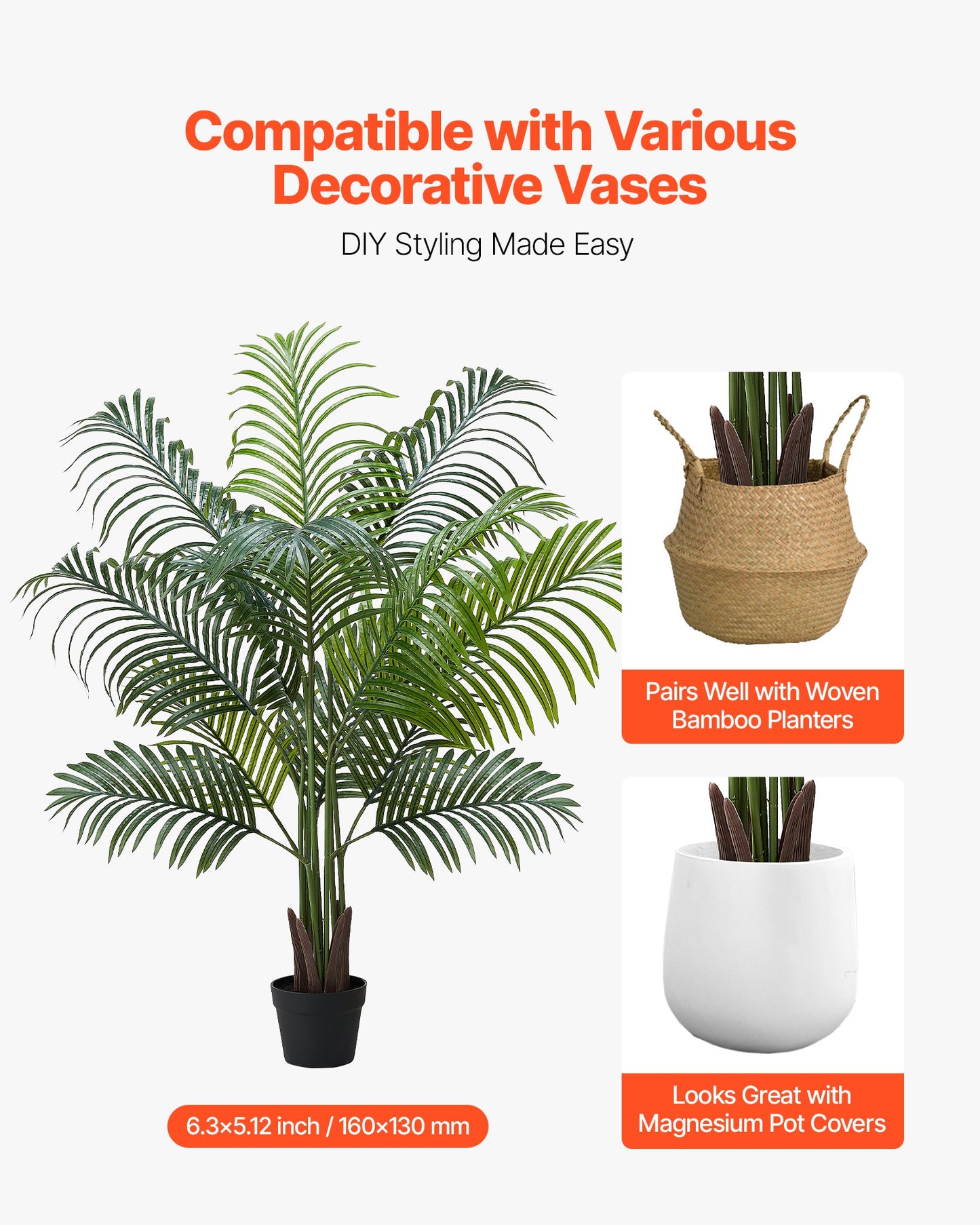 5ft Artificial Areca Palm Tree