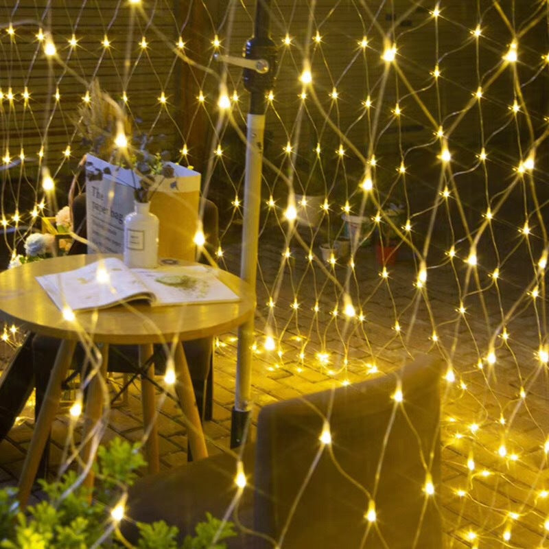 LED solar fishing net light