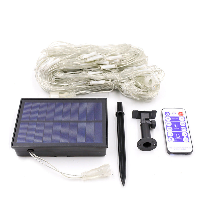 LED solar fishing net light