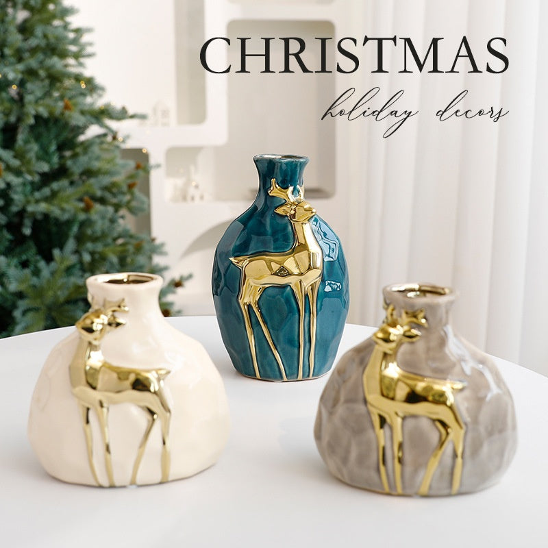 Deer Vase Set