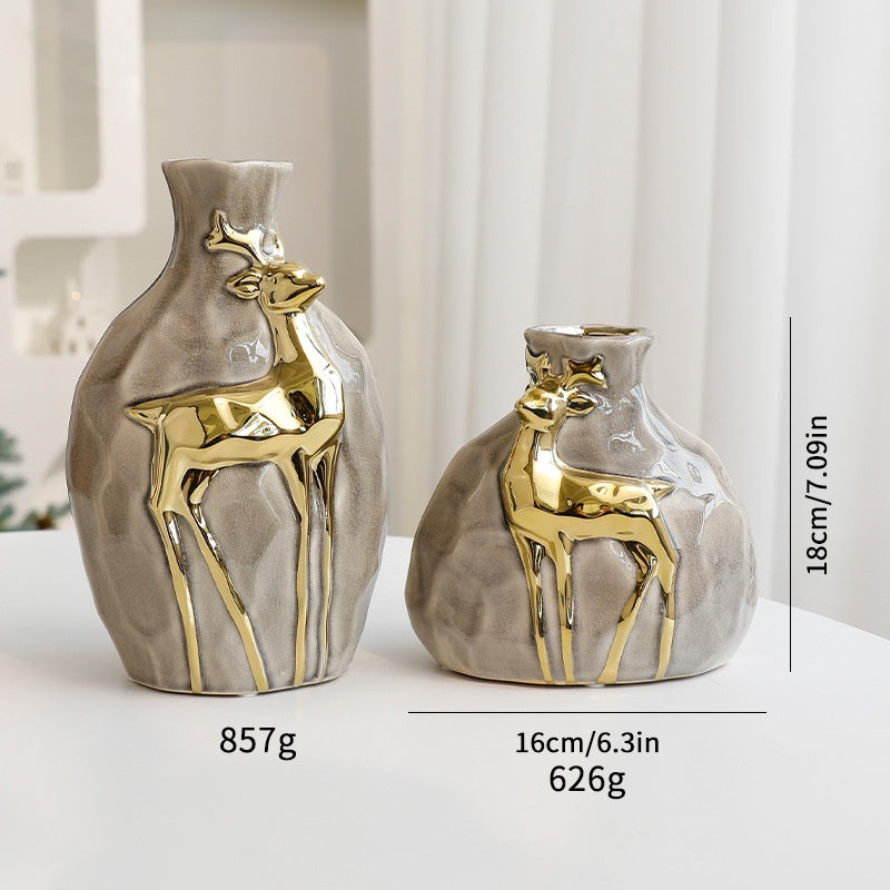 Deer Vase Set