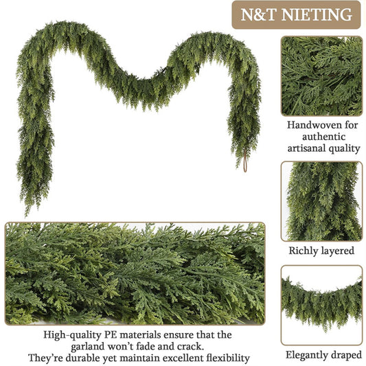 Artificial Cypress Garland
