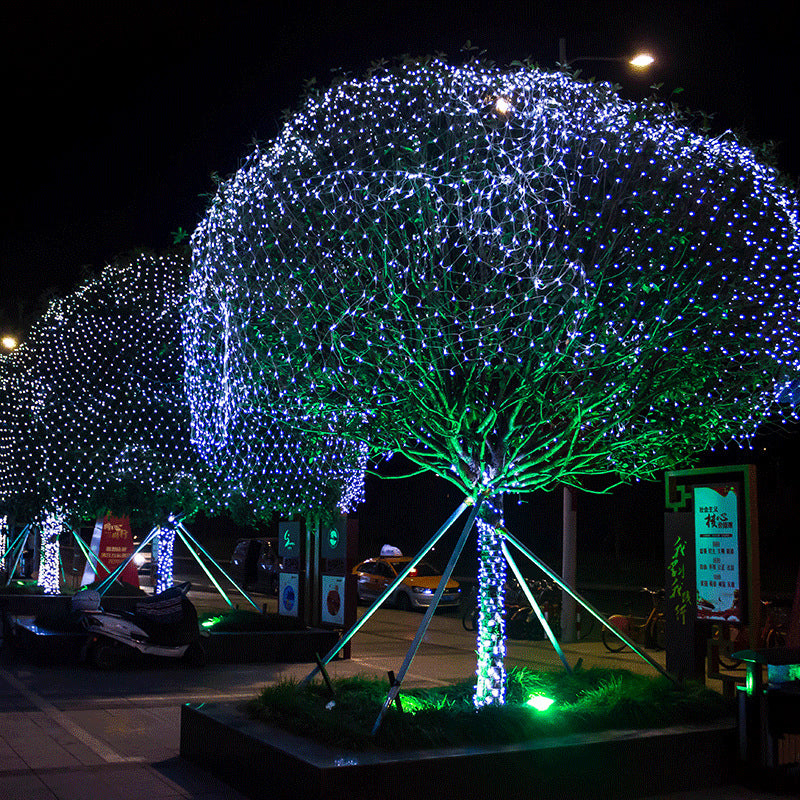 LED solar fishing net light