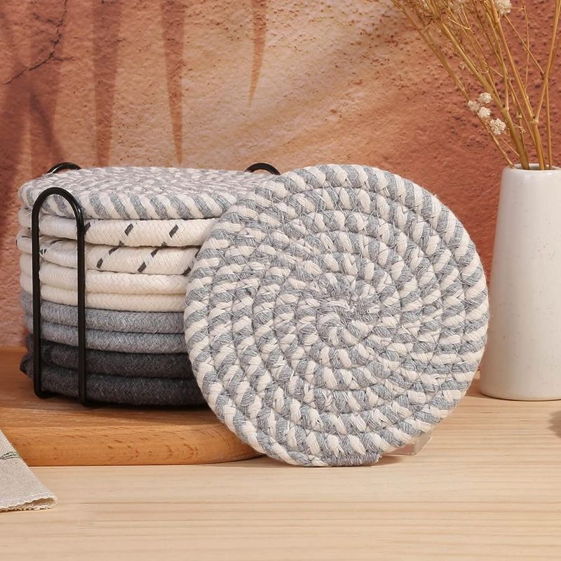 Cotton thread placemat