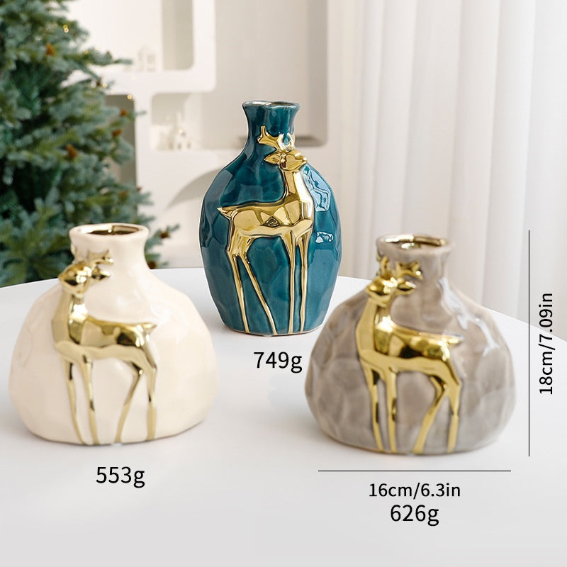 Deer Vase Set