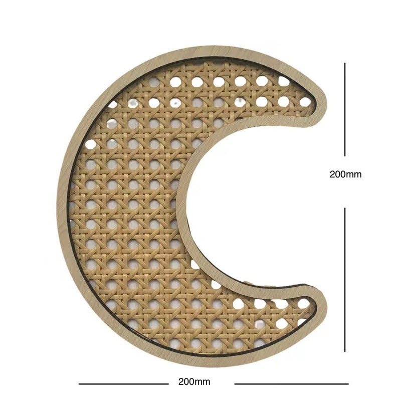 Wooden Rattan Wall Decoration