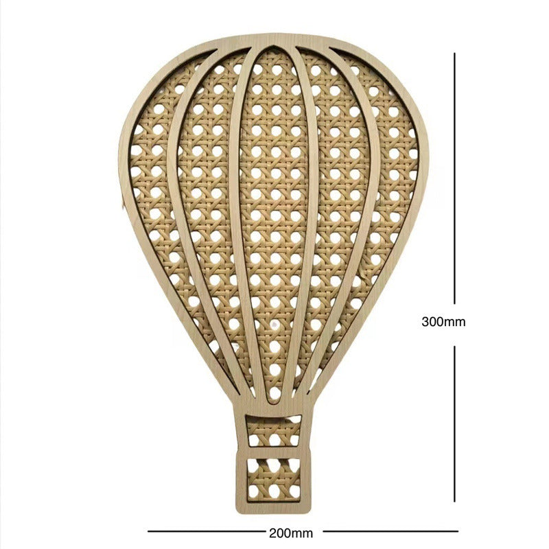 Wooden Rattan Wall Decoration