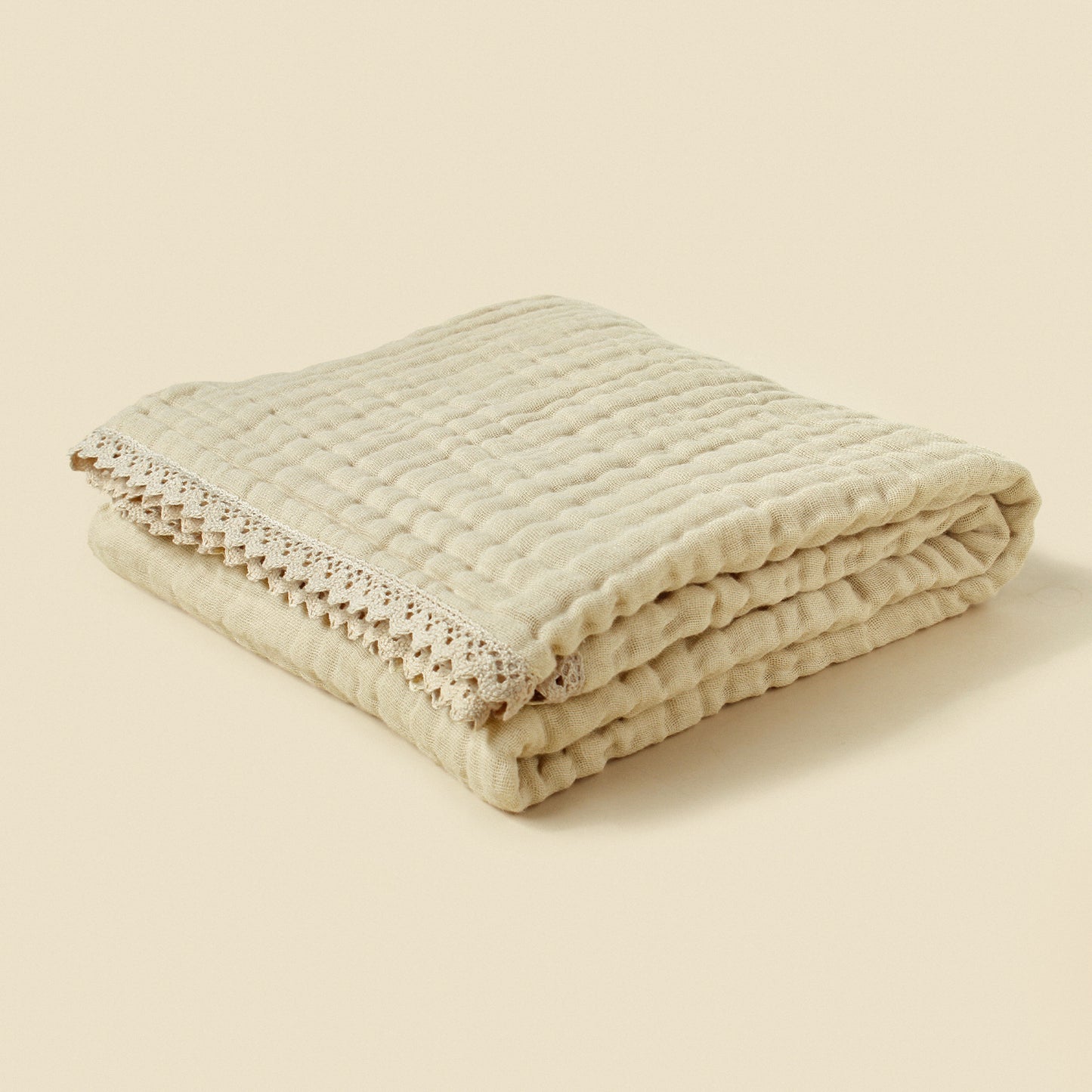 Cotton Baby Lace Blanket