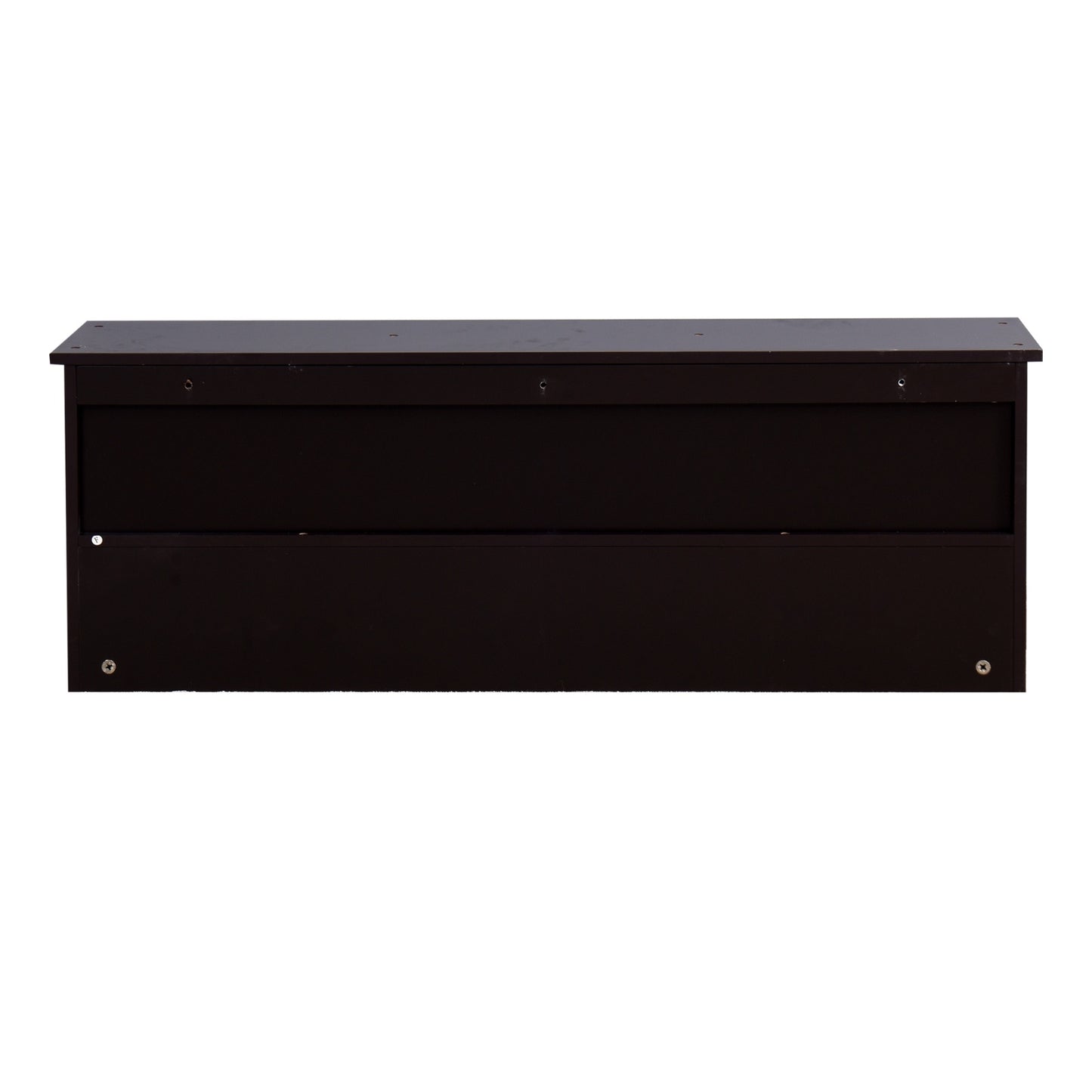 Espresso Wall Mounted Storage Rack