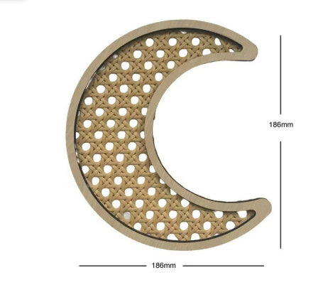 Wooden Rattan Wall Decoration