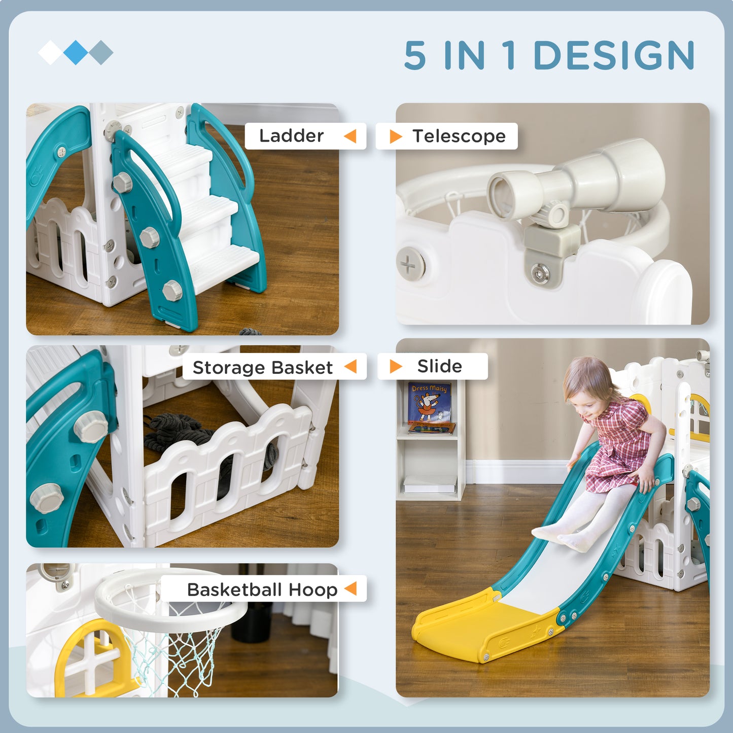 5 in 1 Toddler Playset