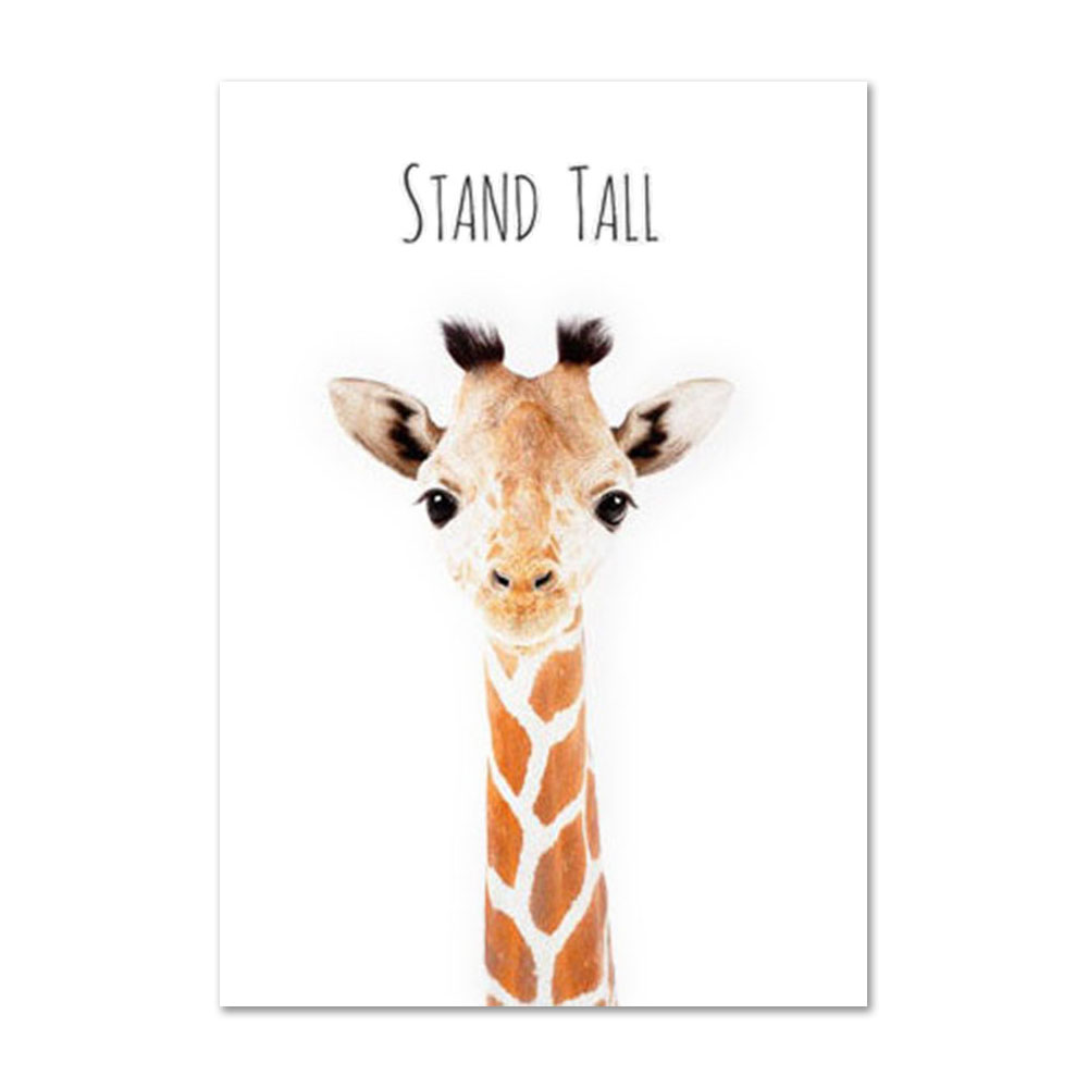 Children's Wall Art, Safari Animals