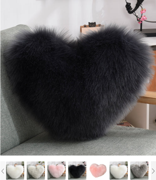 Heart Shape Throw Pillow