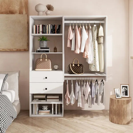 Modular Closet Organizer System: 54.6"L*17.16"W*70.2"H