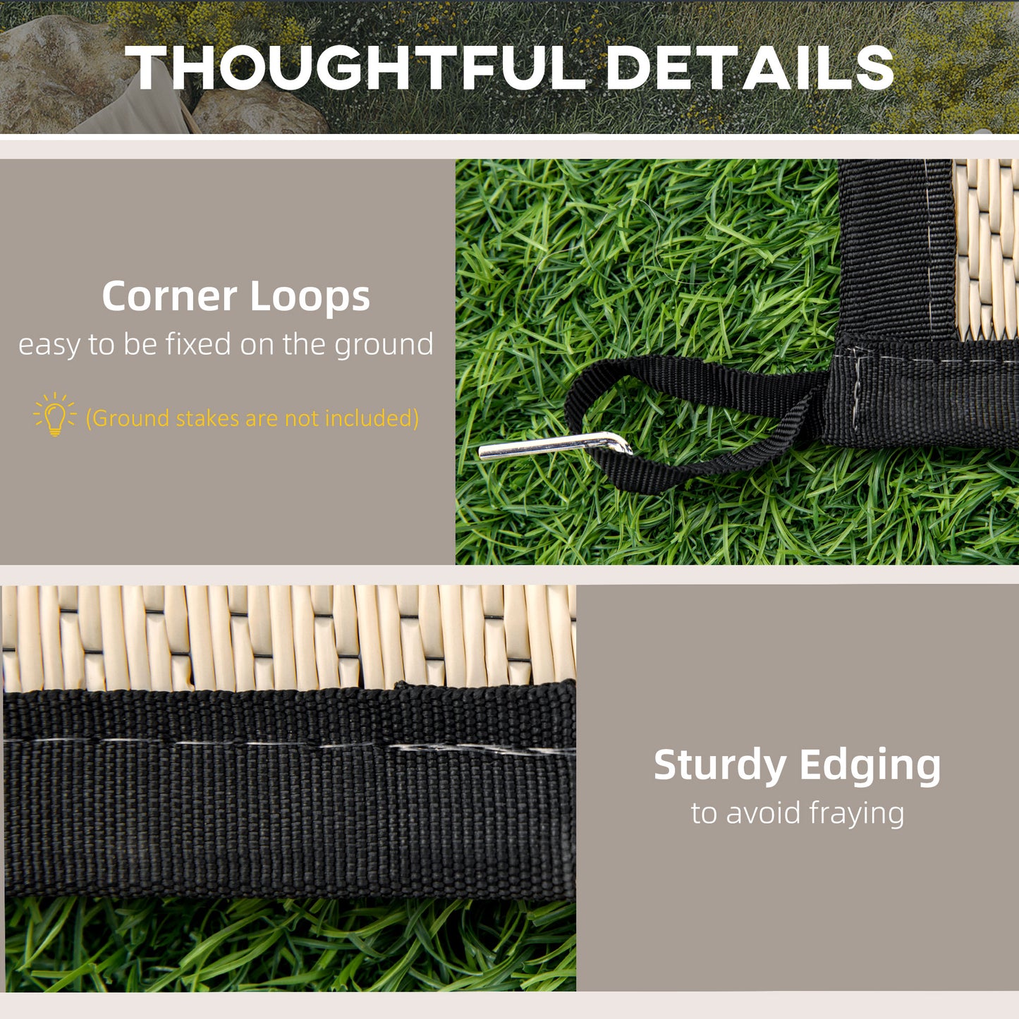 Reversible Polypropylene Outdoor Rug