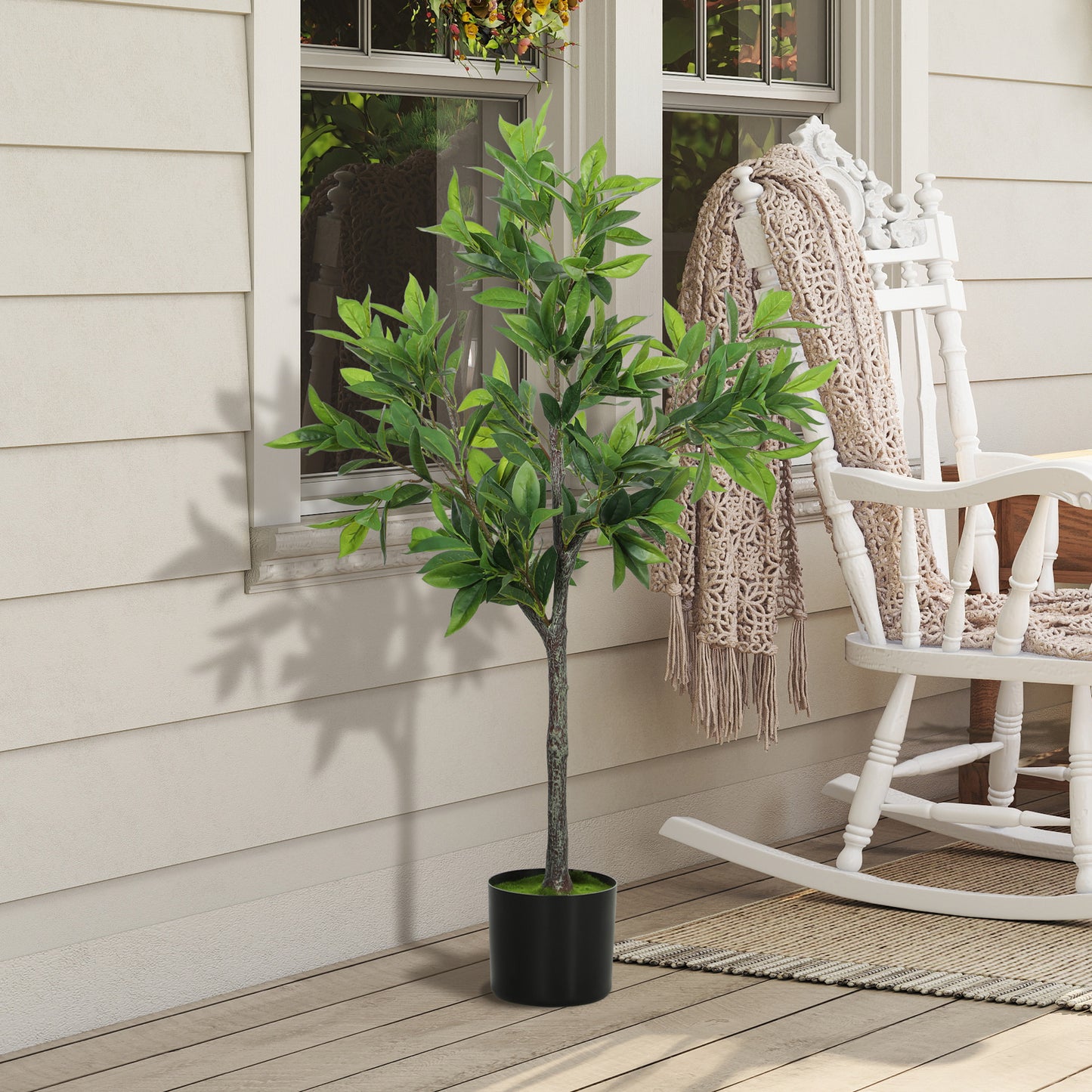 Lifelike Artificial Laurel Tree