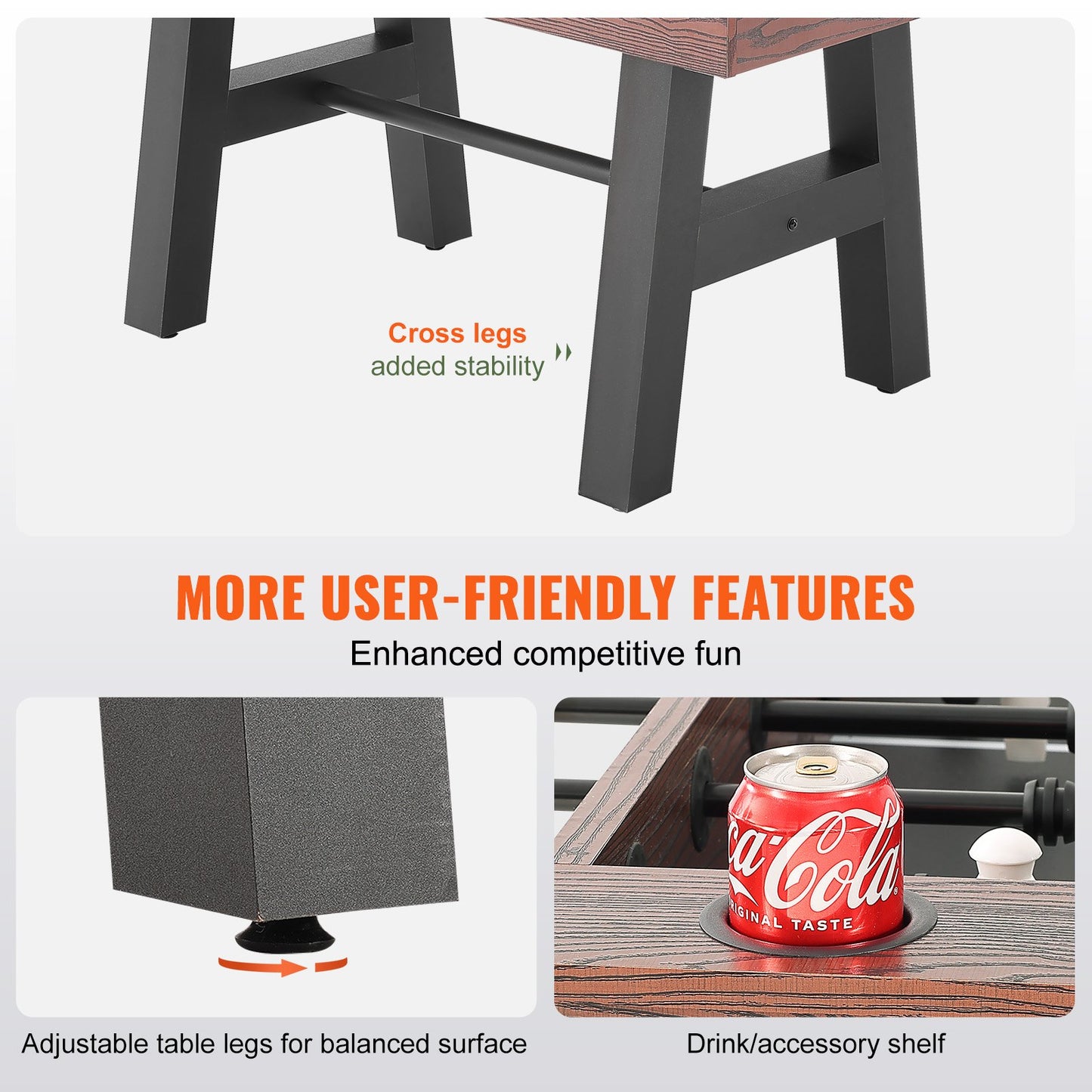 55" Standard Size Foosball Table