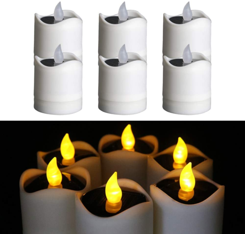 Solar Powered LED Candle Lights for Event