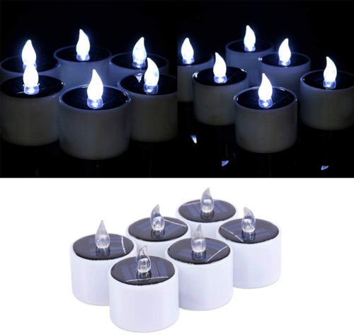 Solar Powered LED Candle Lights for Event