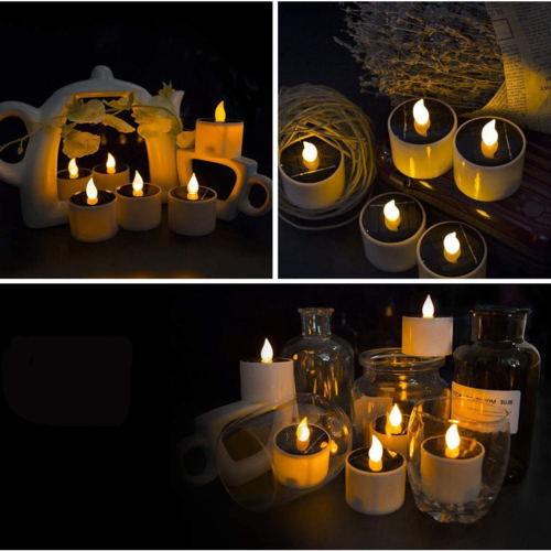 Solar Powered LED Candle Lights for Event