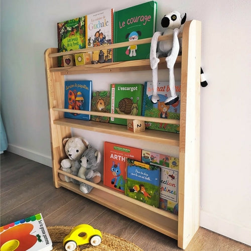 Madeleine, Montessori wooden library for children