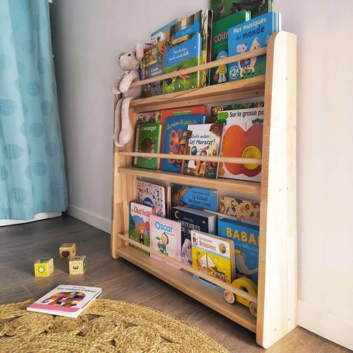 Madeleine, Montessori wooden library for children
