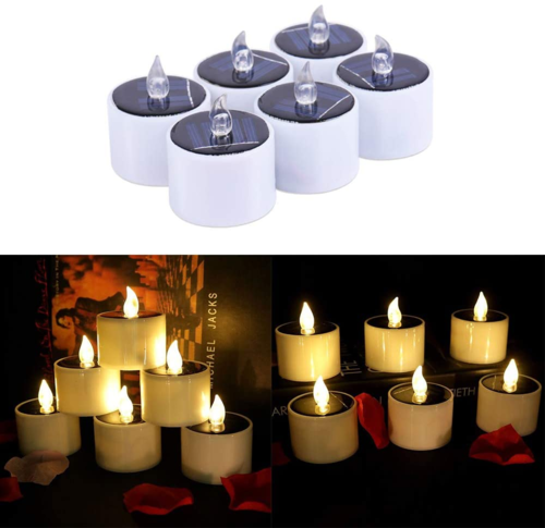 Solar Powered LED Candle Lights for Event