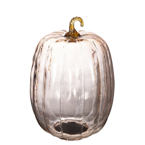 Orange Glass Pumpkin