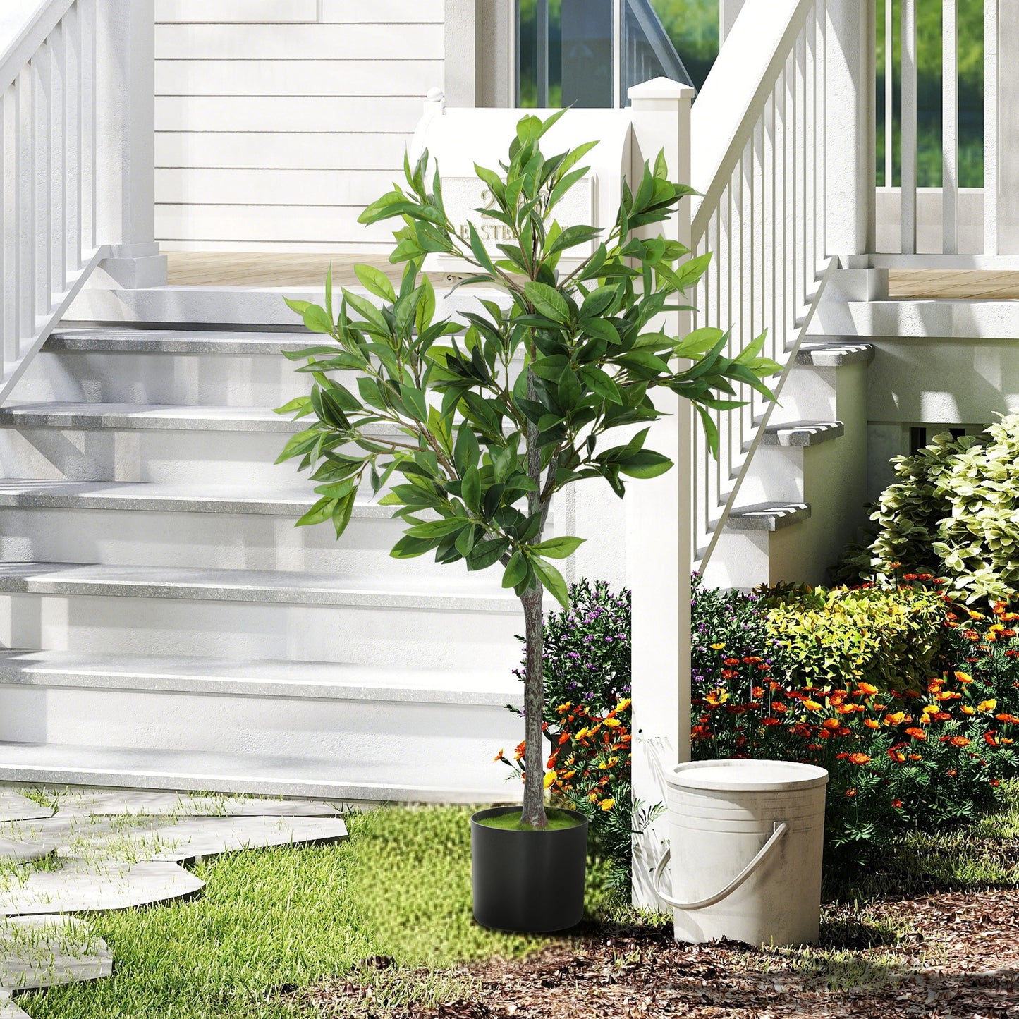 Lifelike Artificial Laurel Tree