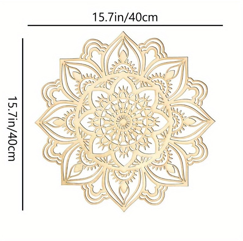 Hand-Hammered Moroccan Metal Mandala Wall Art