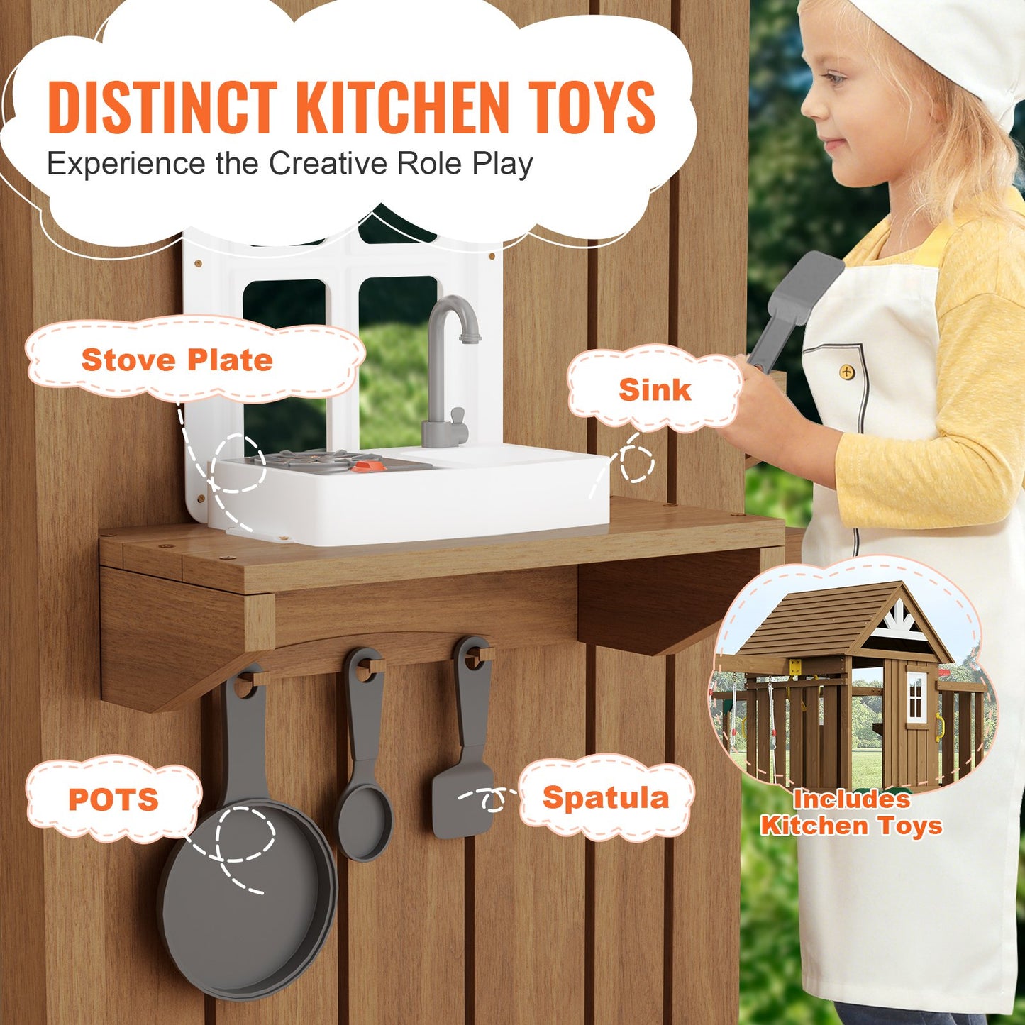 10in1 Wooden Playground Set