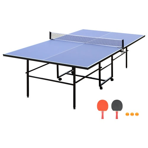 9ft Mid-Size Foldable Table Tennis Table