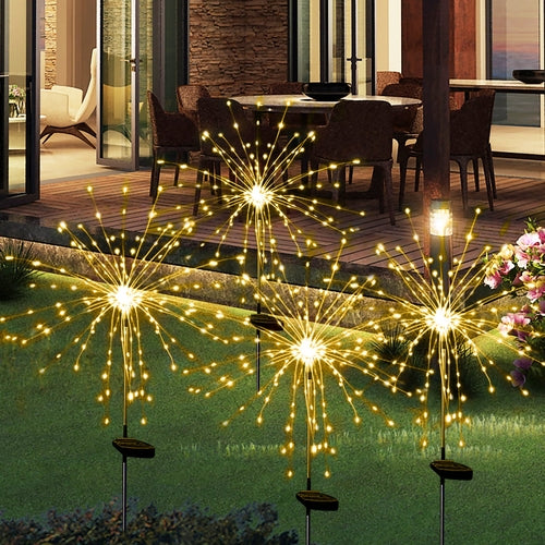 4PCS 120 LED Multi Color Outdoor Firework